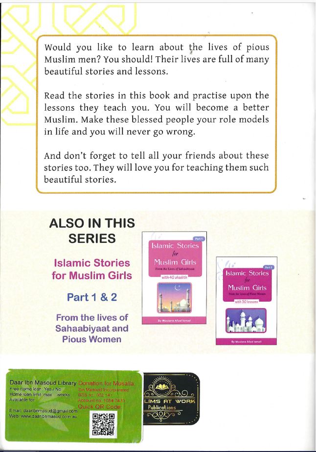 Islamic Stories for Muslim Boys - 2 volumes