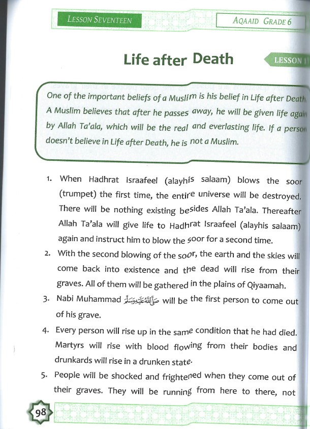 Talimul Aqaaid Series (Grade 6 to  7)