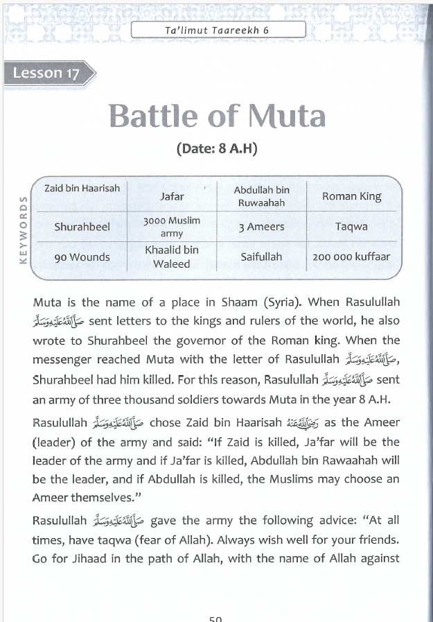 Talimul Tareekh Series (Grade 1 to  7)