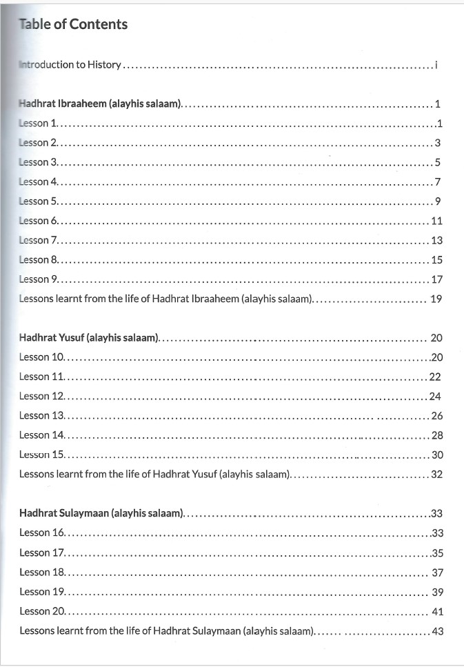 Talimul Tareekh Series (Grade 1 to  7)
