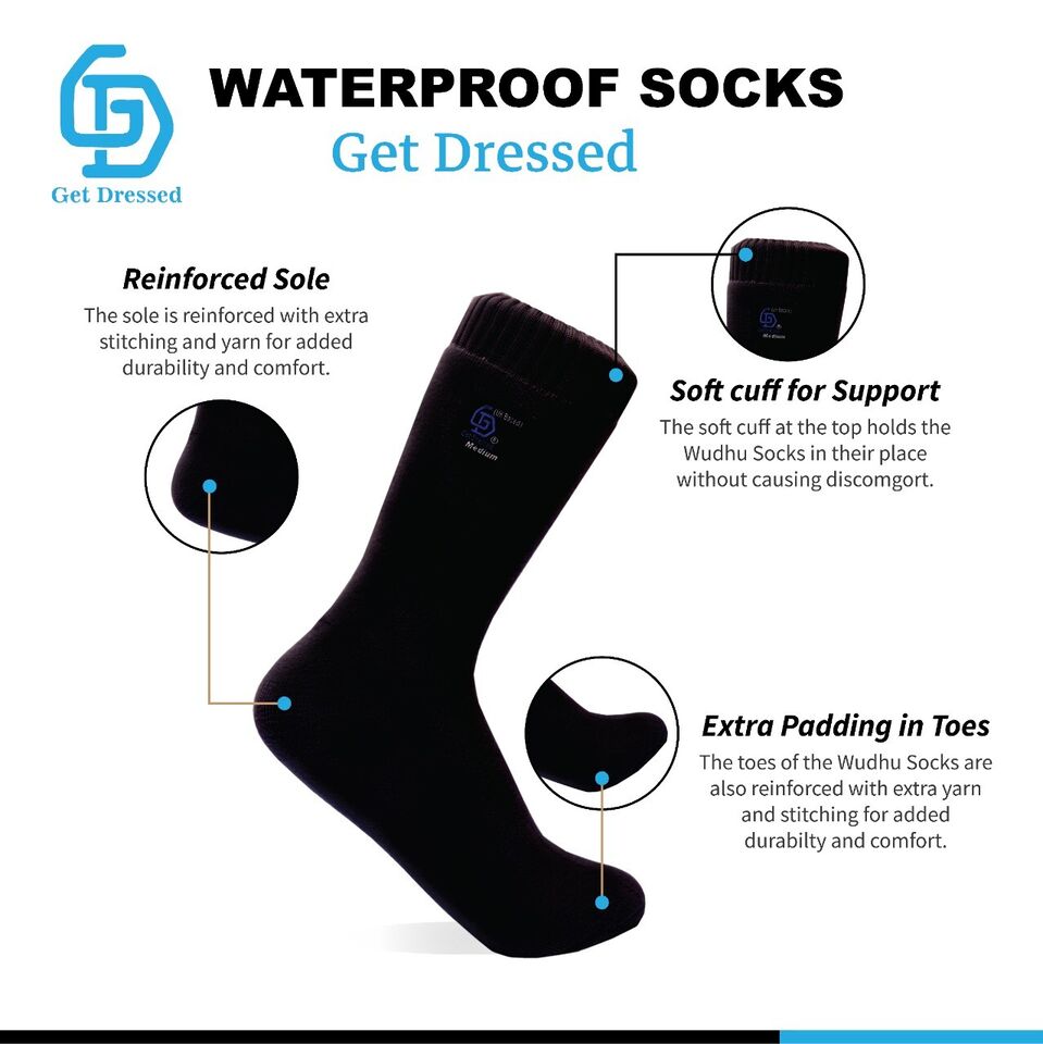 Waterproof Wudu Socks